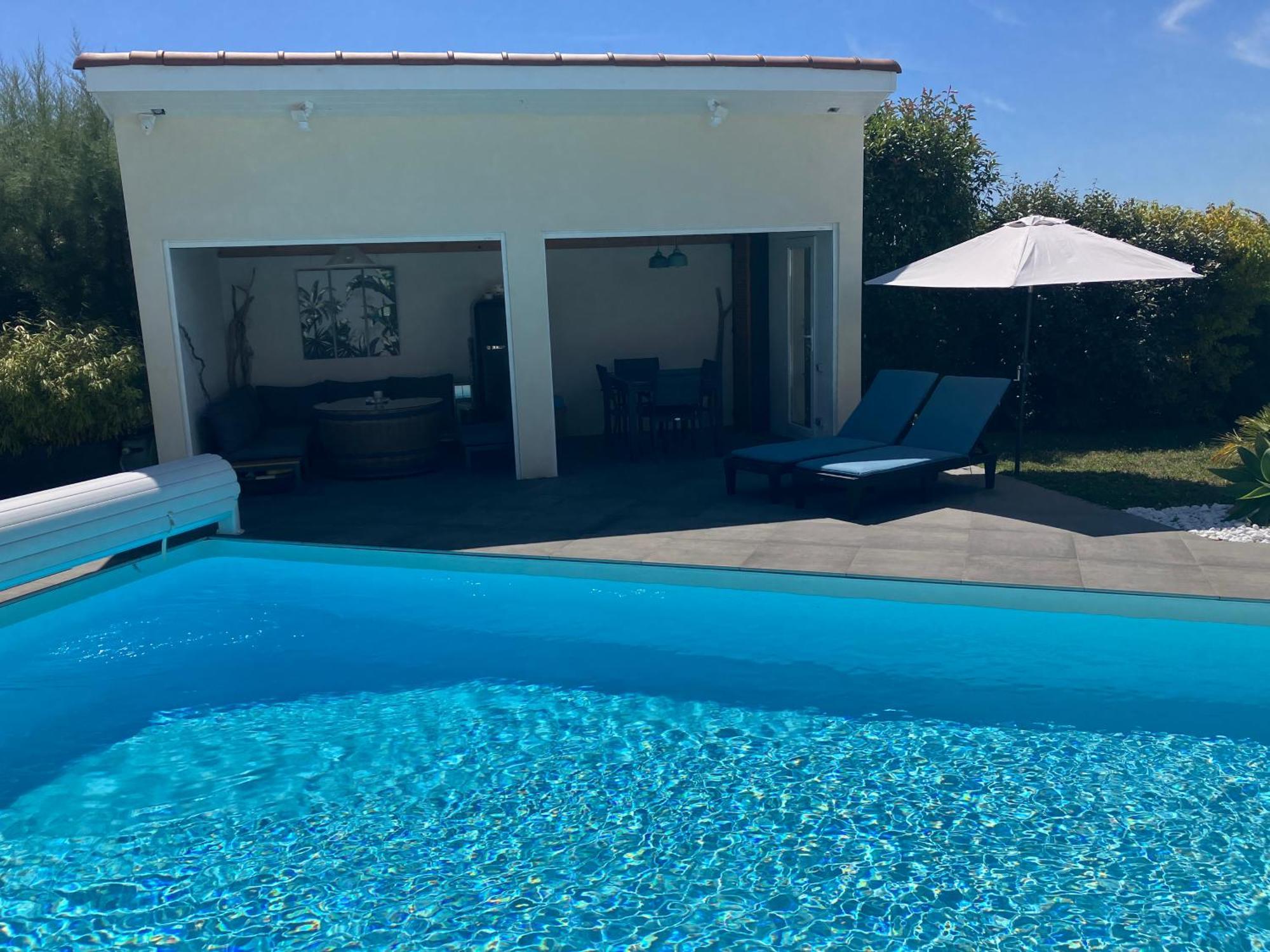 Gite Bambou Avec Piscine Saint-Andeol-le-Chateau 외부 사진